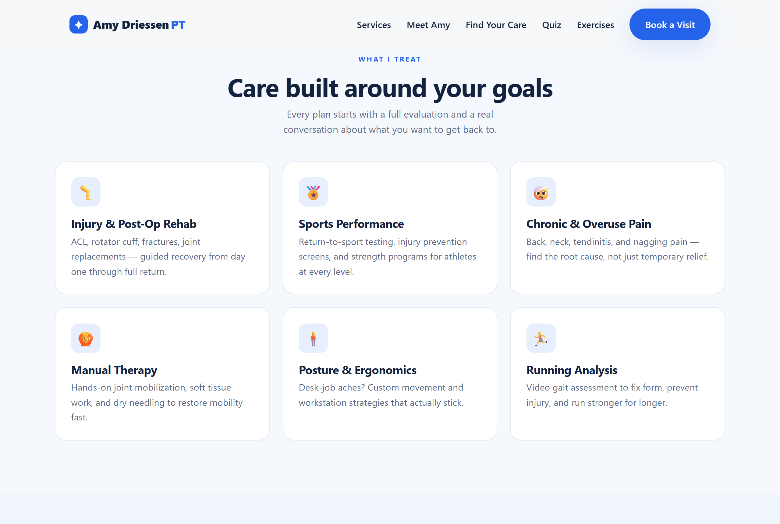 Revive PT — Services overview